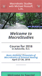 Mobile Screenshot of macrostudies.com